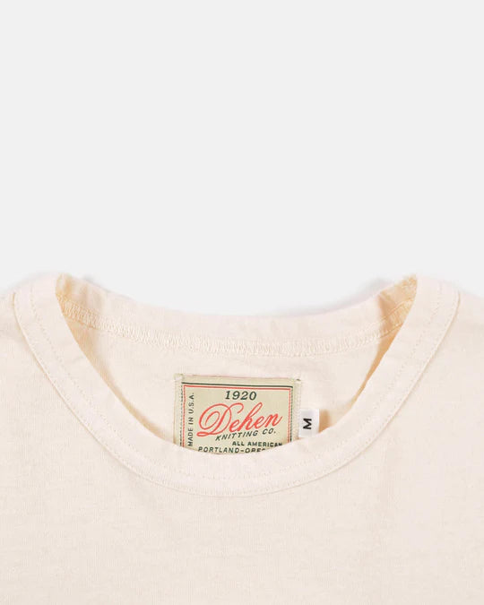 Dehen 1920 Heavy Duty Pocket Tee - Natural
