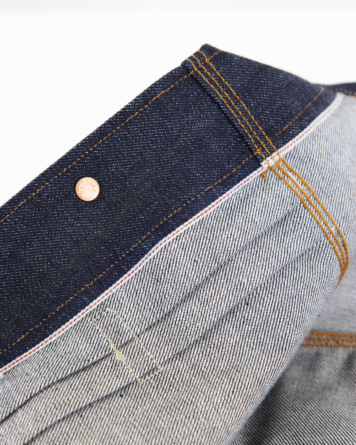 Interior Placket Detail of Railcar Black Invader Type 1 Jacket