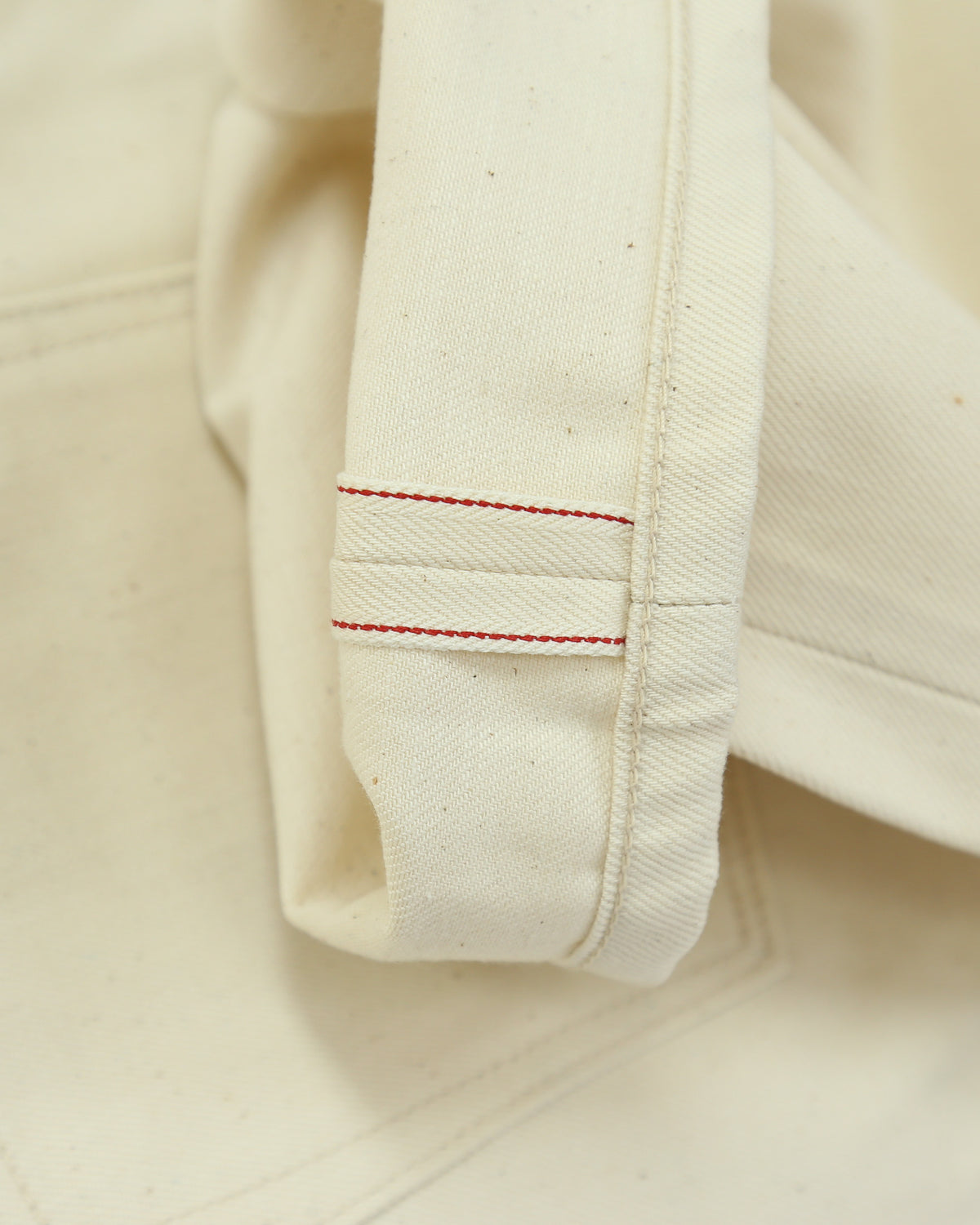 Rebels X105 Modern Straight Leg 12 Oz Ecru Natural Selvedge