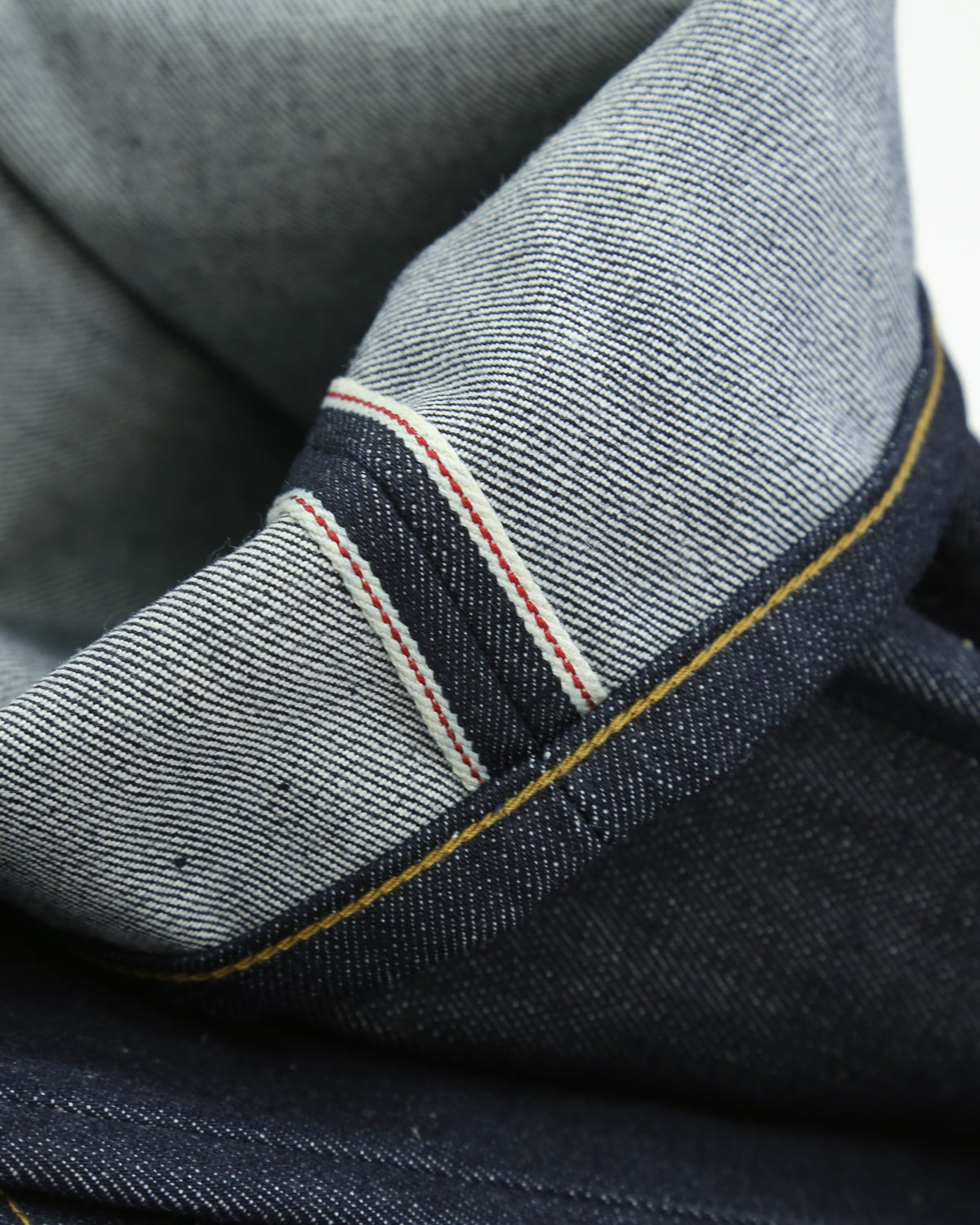 Switcher full leg wide leg selvedge raw denim jeans