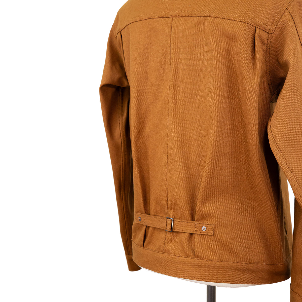 Cinch Back Detail of Type 1 Duck 12 Oz Canvas Jacket
