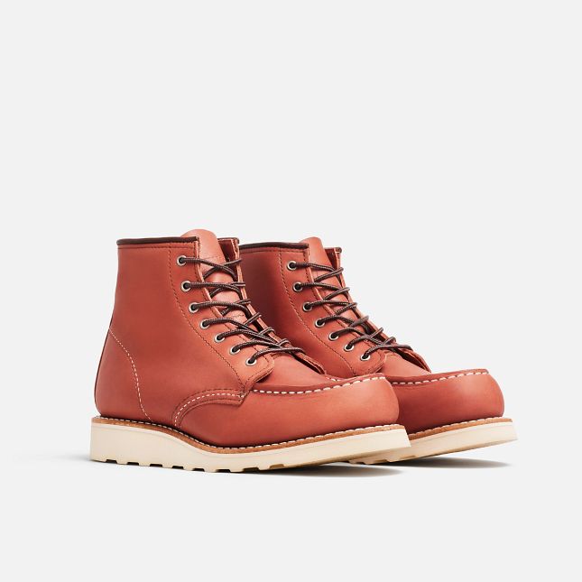 Red Wing Women's Classic Moc Short Boot in Auburn Legacy Leather