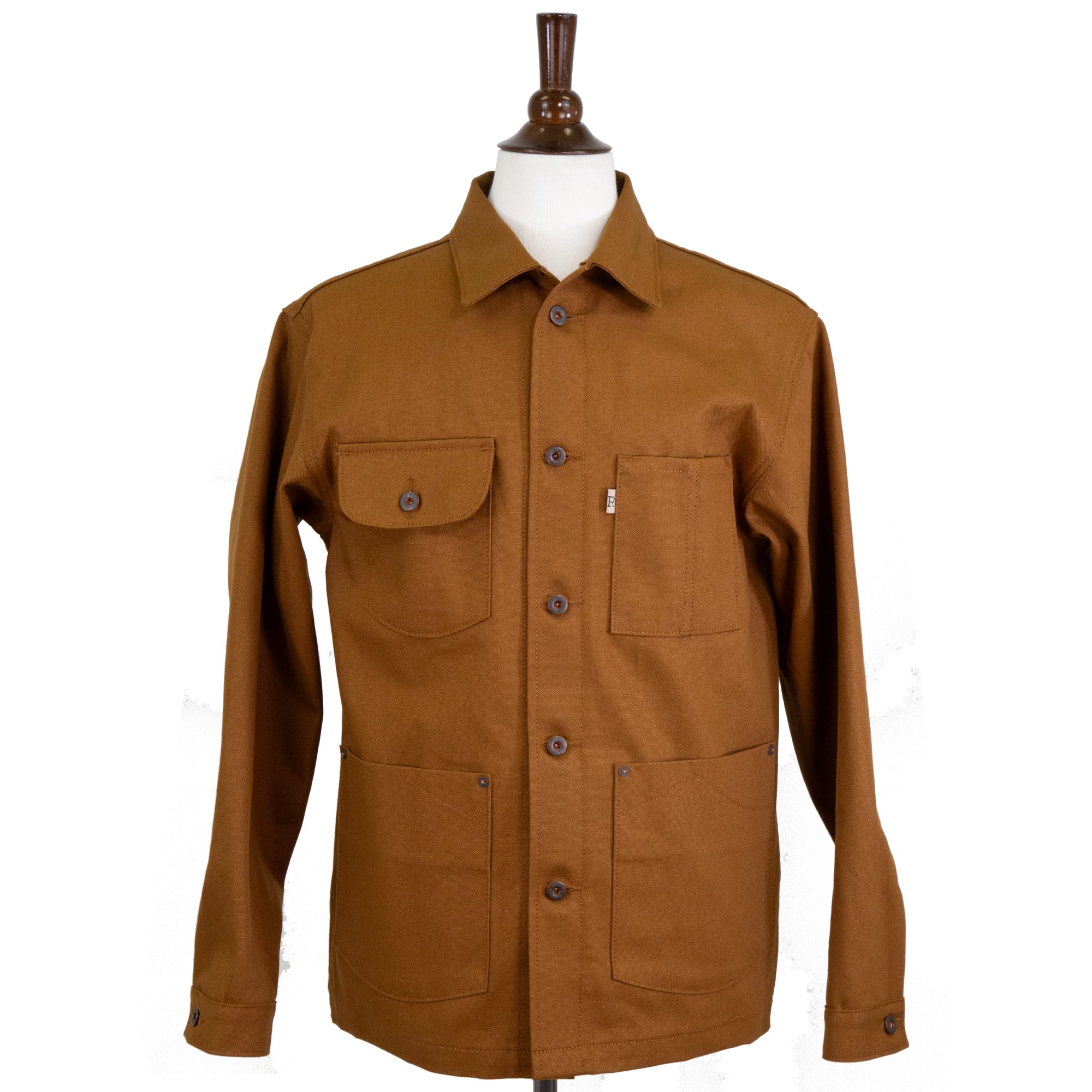 Front of Chore Coat 12oz Duck