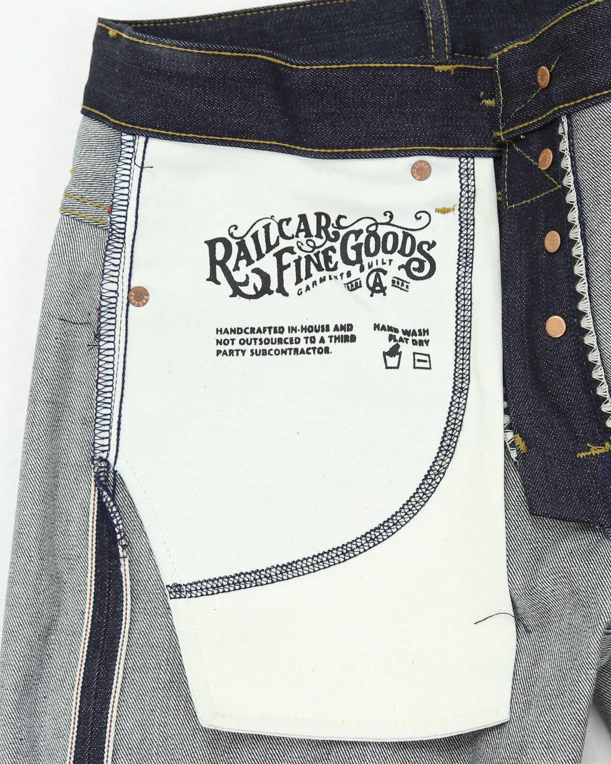 Rebels X110 Modern Straight Leg 13.5 Oz Classic Indigo Selvedge