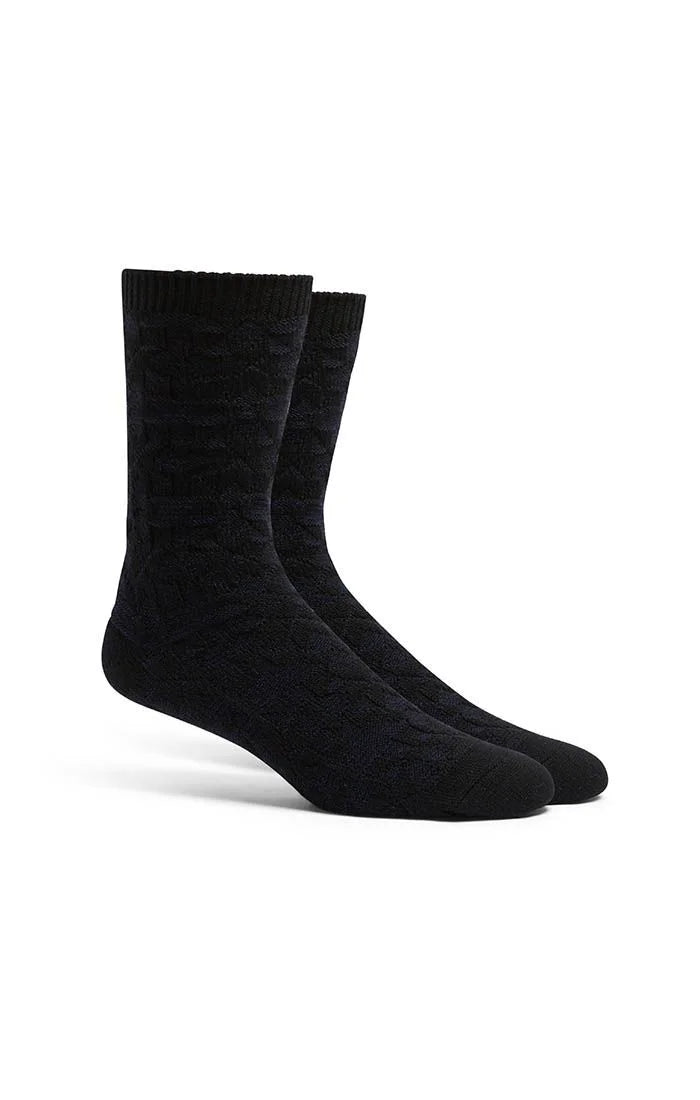 Dark blue socks on a white background