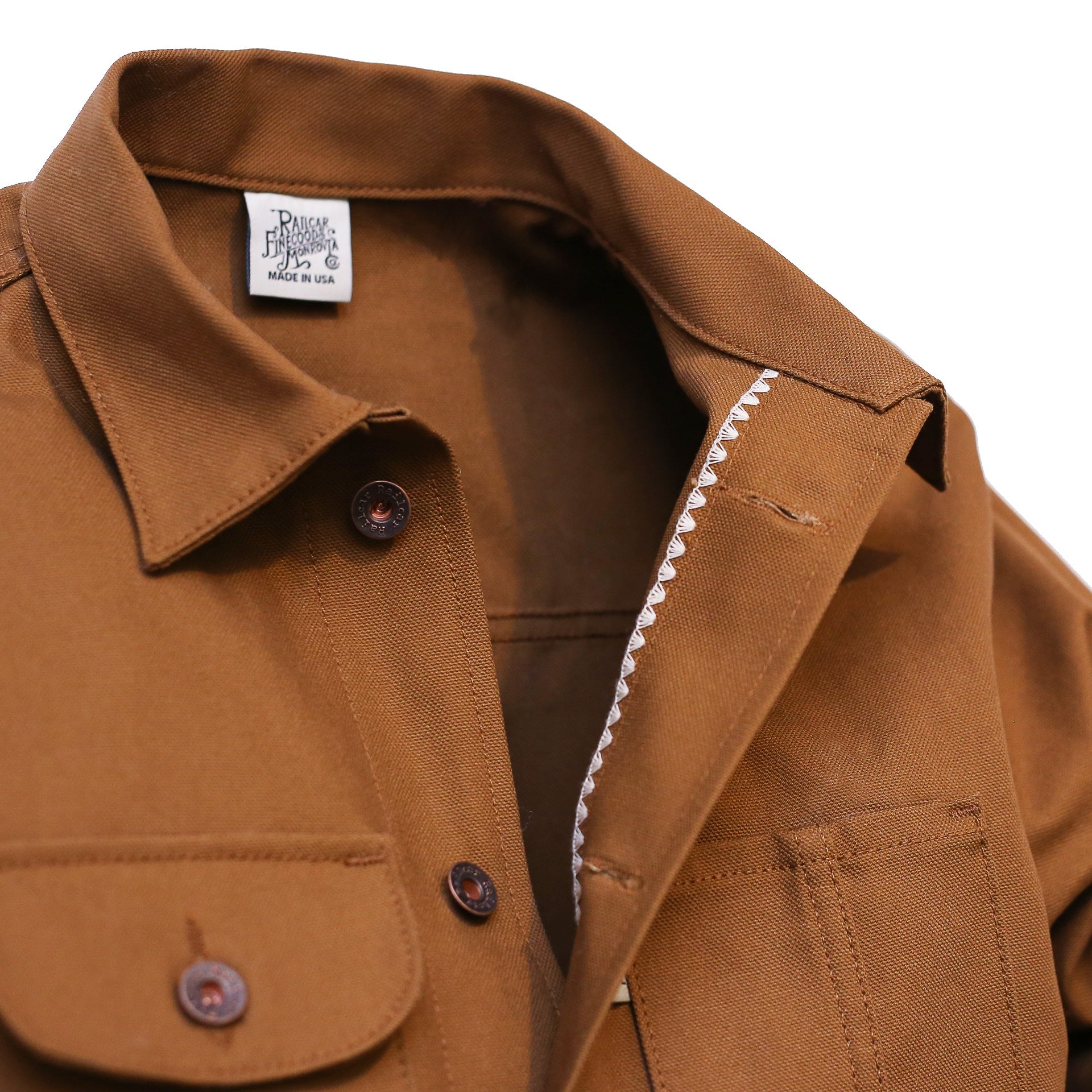 Shelling Detail of Chore Coat 12oz Duck